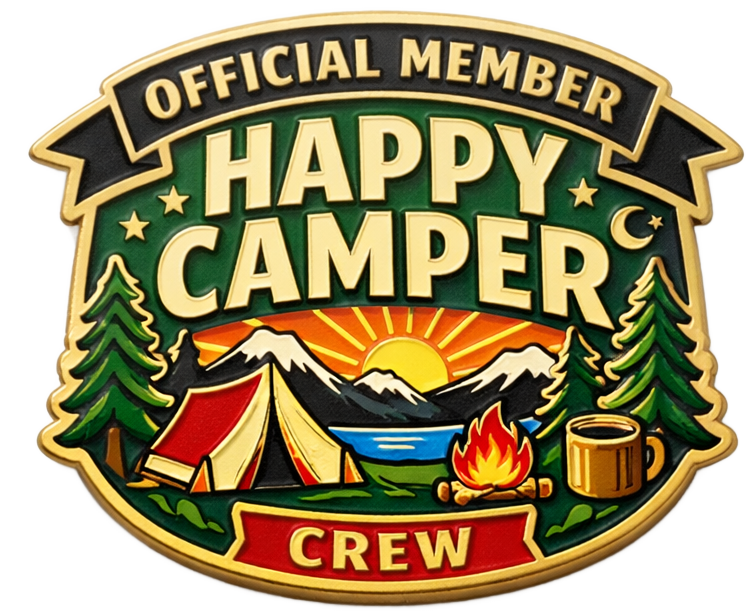 official member happy camper crew